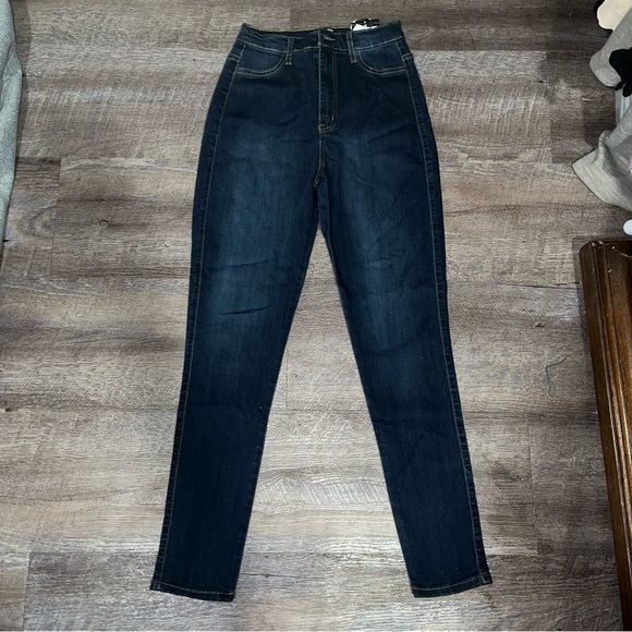 Dark Blue Denim Jeans - Picture 9 of 10